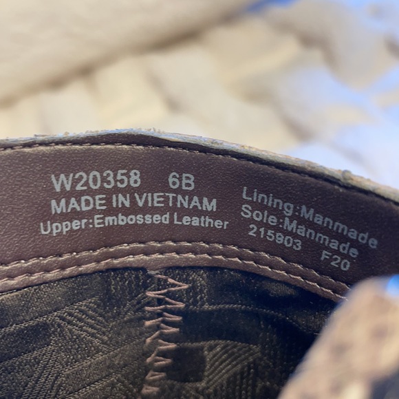 Cole Haan Eva Bootie Leather Embossed Snakeskin - Picture 11 of 17